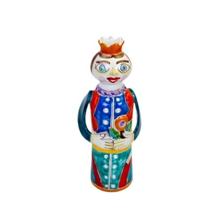 statua regina ceramiche artigianali siciliane de simone PL255 statua regina ceramiche artigianali siciliane de simone PL255